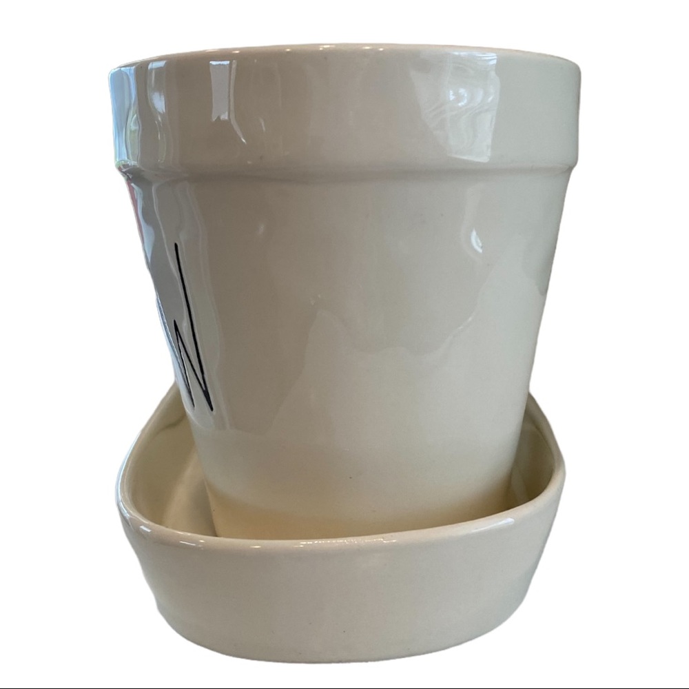 Rae Dunn Dig Seed Grow Four Piece Planter Set - Picture 3 of 7